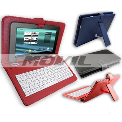 Paquete Qruzh Tablet Android Funda Teclado Colores Nueva